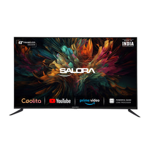 Salora 109 Cm (43 Inches) FHD Smart LED Coolita TV SLV-4432 SFC | Sleek Frameless Design | Powerful 20W High Fidelity Speakers I Eye Protection Mode I 300+ Cloud Games Rs. 32,000.00 Sold out