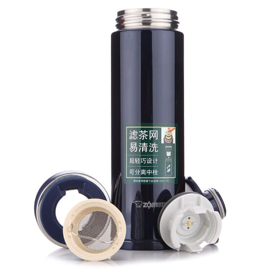 Zojirushi Stainless Steel 16oz. Travel Mug With Tea Leaf Filter Sm-jte46 -  Deep Blue : Target