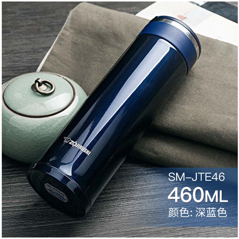 Zojirushi Stainless Steel 16oz. Travel Mug with Tea Leaf Filter SM-JTE46 -  Deep Blue